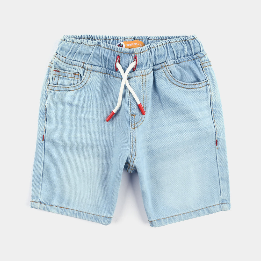 Boys Denim Stretch Short Subway-LT.Blue
