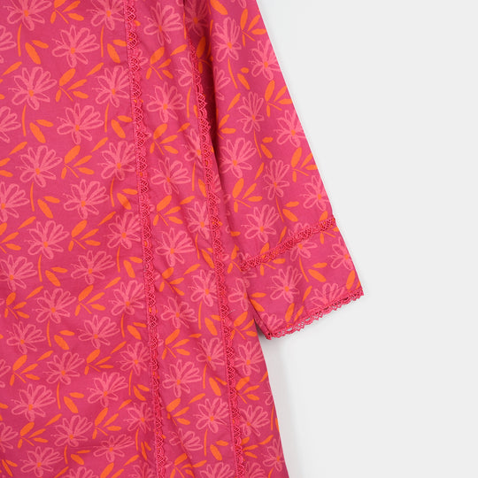 Teen Girls Cotton Long Dress