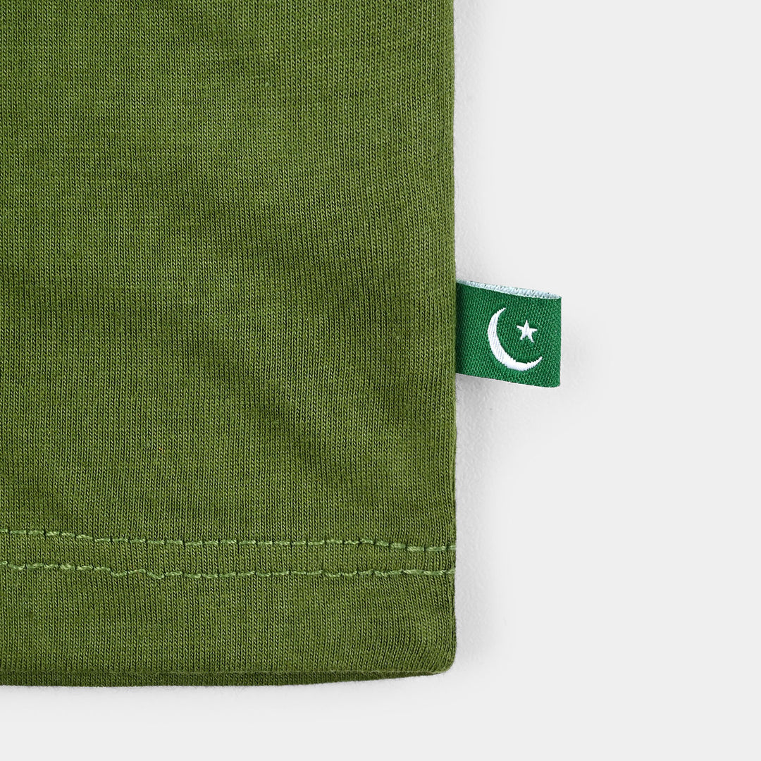 Boys Poly Cotton Jersey T-Shirt H/S ARZ-E-PAKISTAN