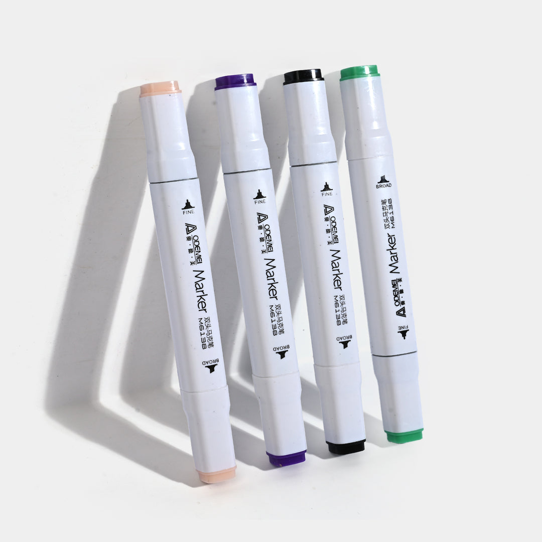DOUBLE SIDED MARKER MULTICOLOR | 18PCS