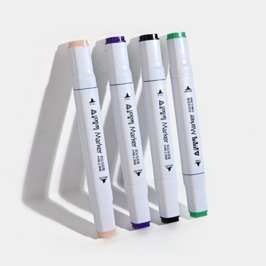 DOUBLE SIDED MARKER MULTICOLOR | 18PCS