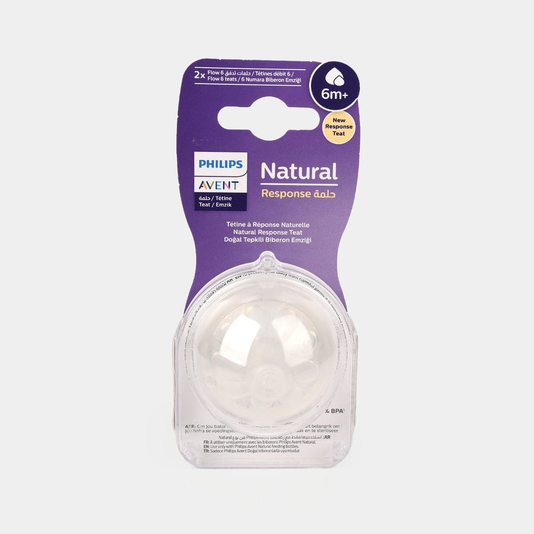 Philips Avent Natural Response Teats - 2 Pcs