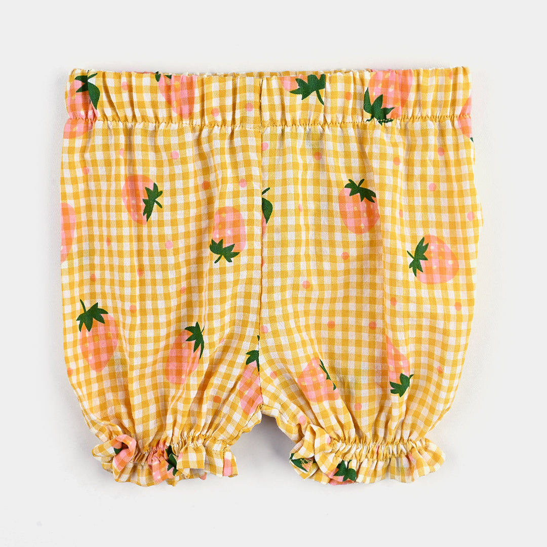 Infant Girls Seersucker 2 PC Strawberry-Multi