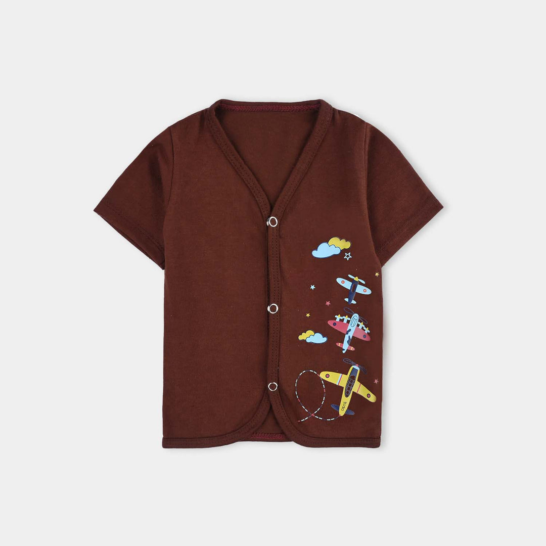 Infant Unisex Front Open Shirt | 3-6M