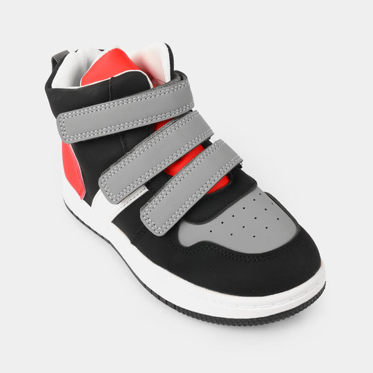 Boys Boots 126-13-Black/Grey