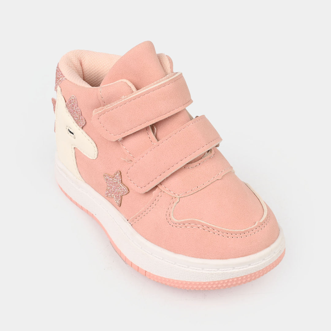 Girls Boots 126-15-Pink/White