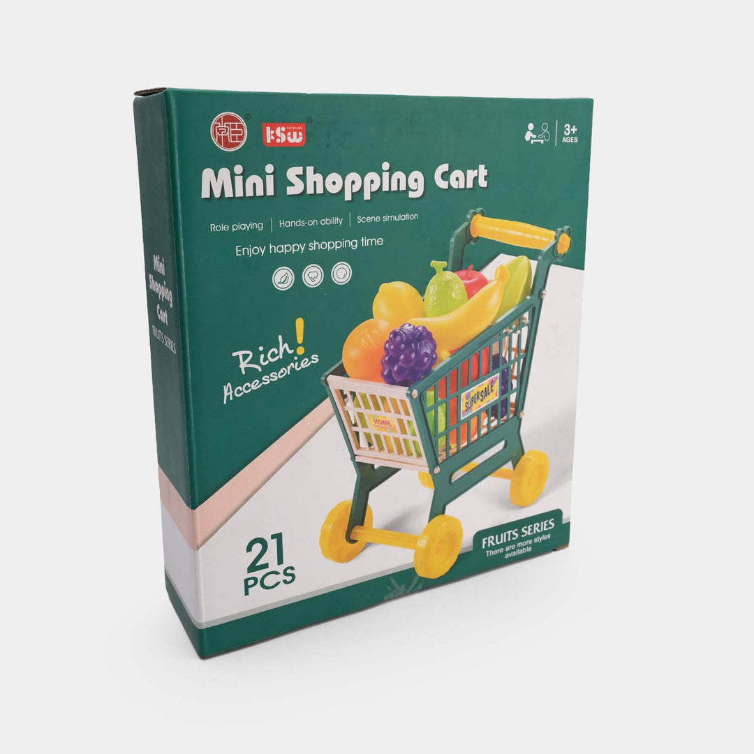 Mini Shopping Cart Play Set for Kids
