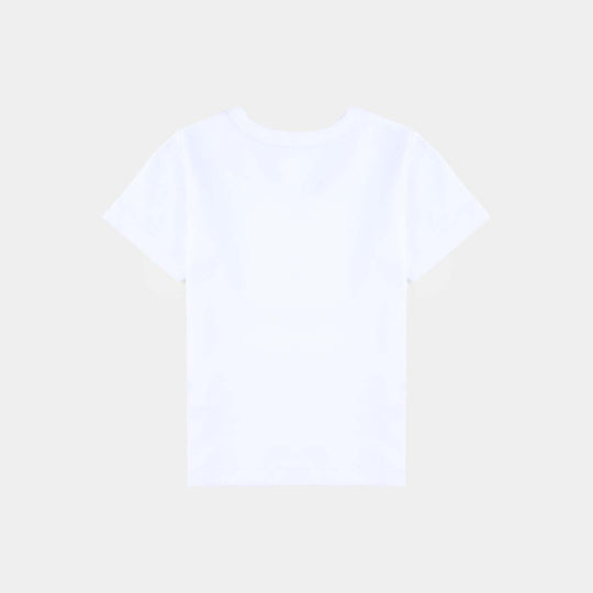 Infant Boys Cotton Interlock T-Shirt Basic - White