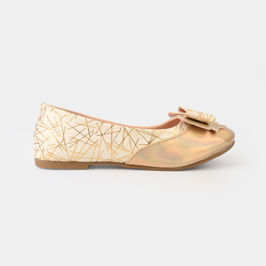 Girls Pumps 1340 - Golden