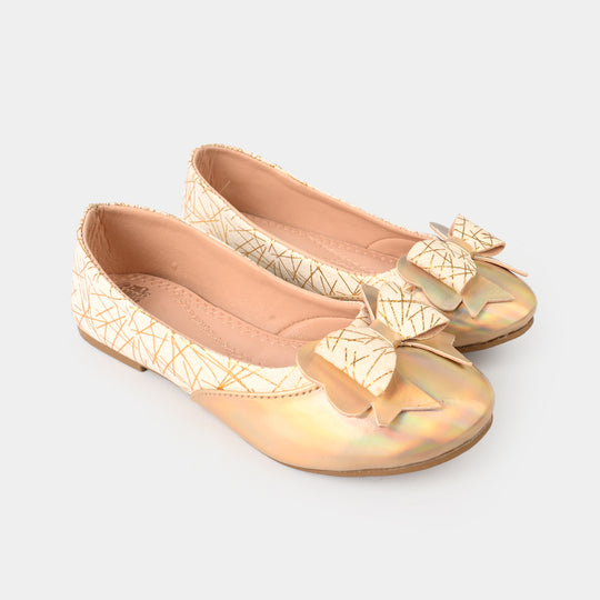 Girls Pumps 1340 - Golden