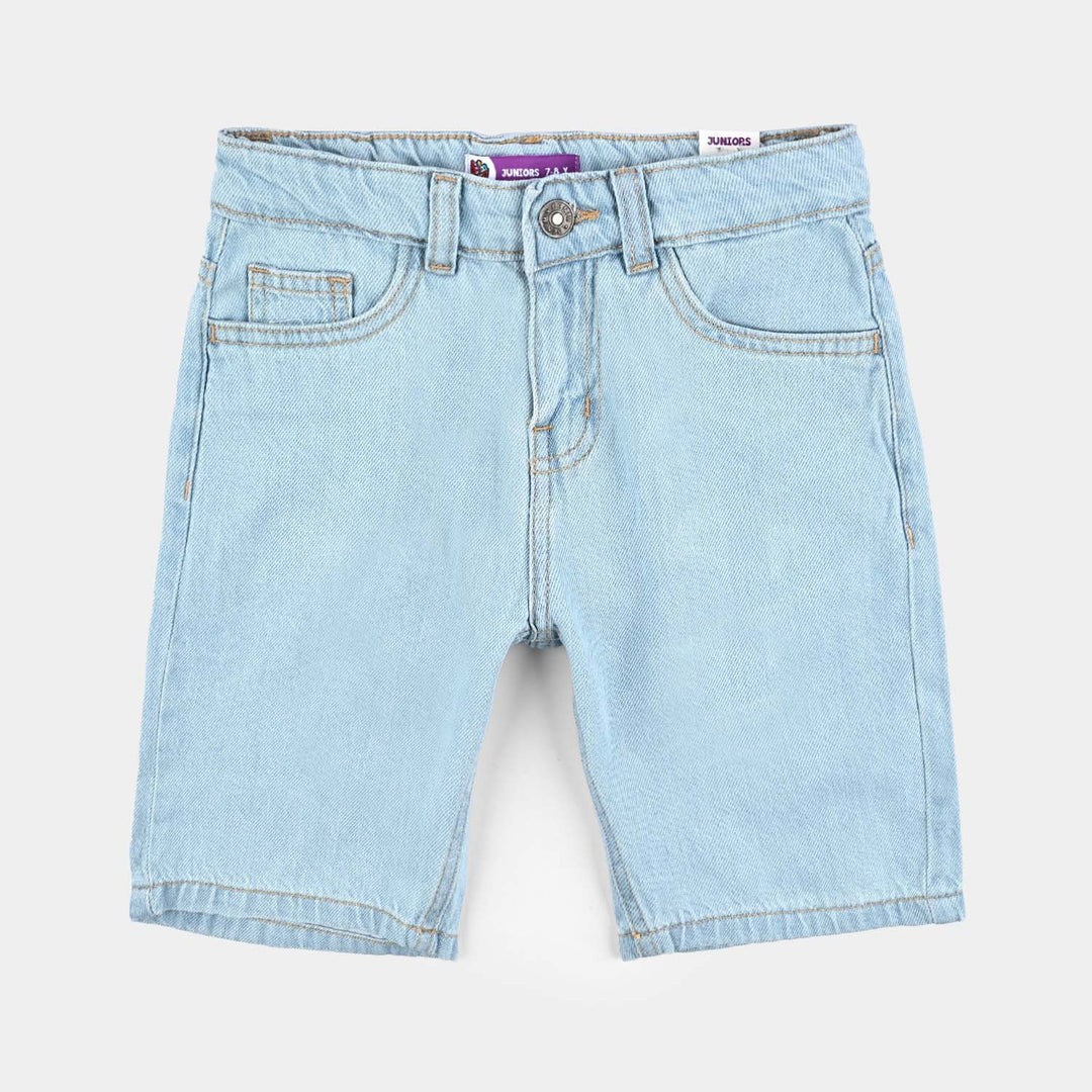 Boys Denim rigid Short Power Basic-LT.Blue