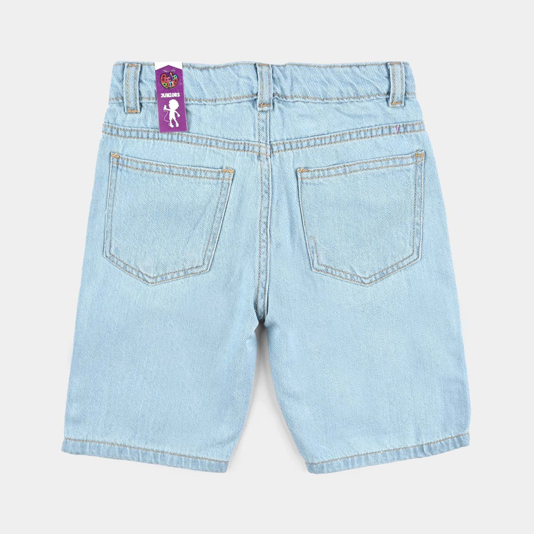 Boys Denim rigid Short Power Basic-LT.Blue