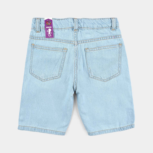 Boys Denim rigid Short Power Basic-LT.Blue