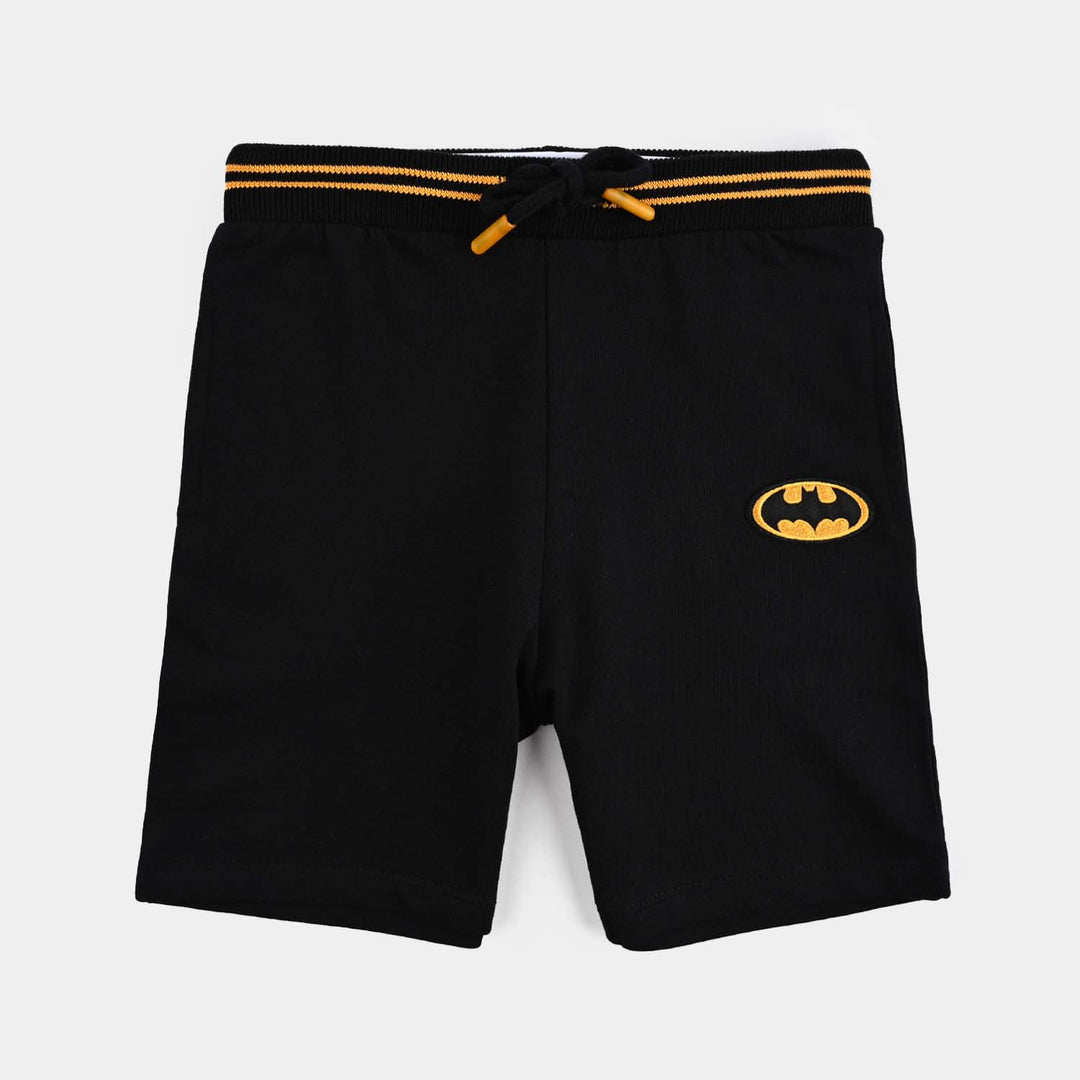 Boys Cotton Terry Shorts - Jet Black