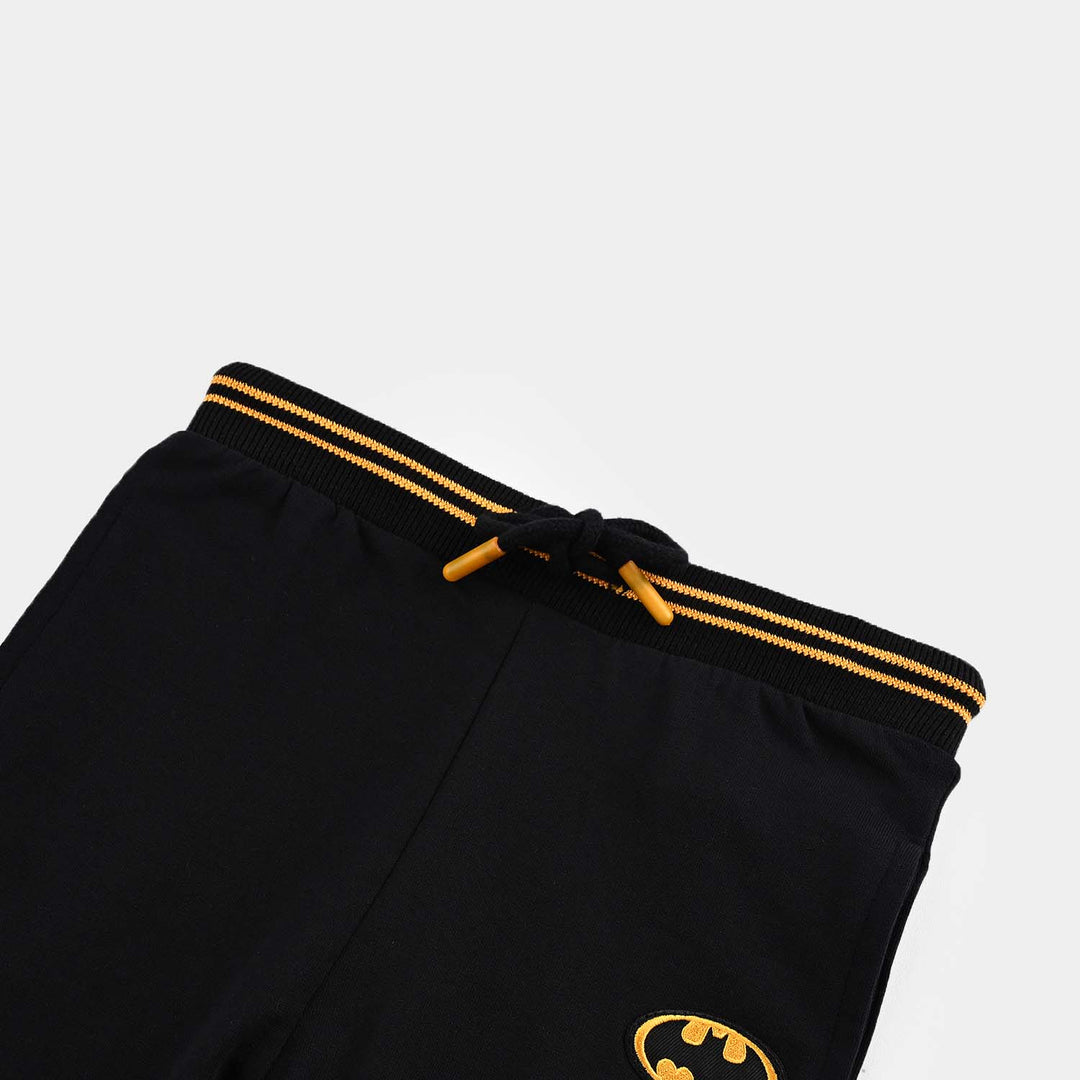 Boys Cotton Terry Shorts - Jet Black