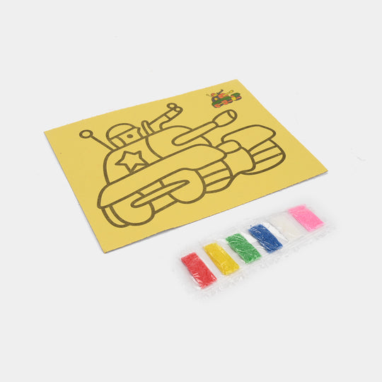 Sand and Art Coloring Painting Set