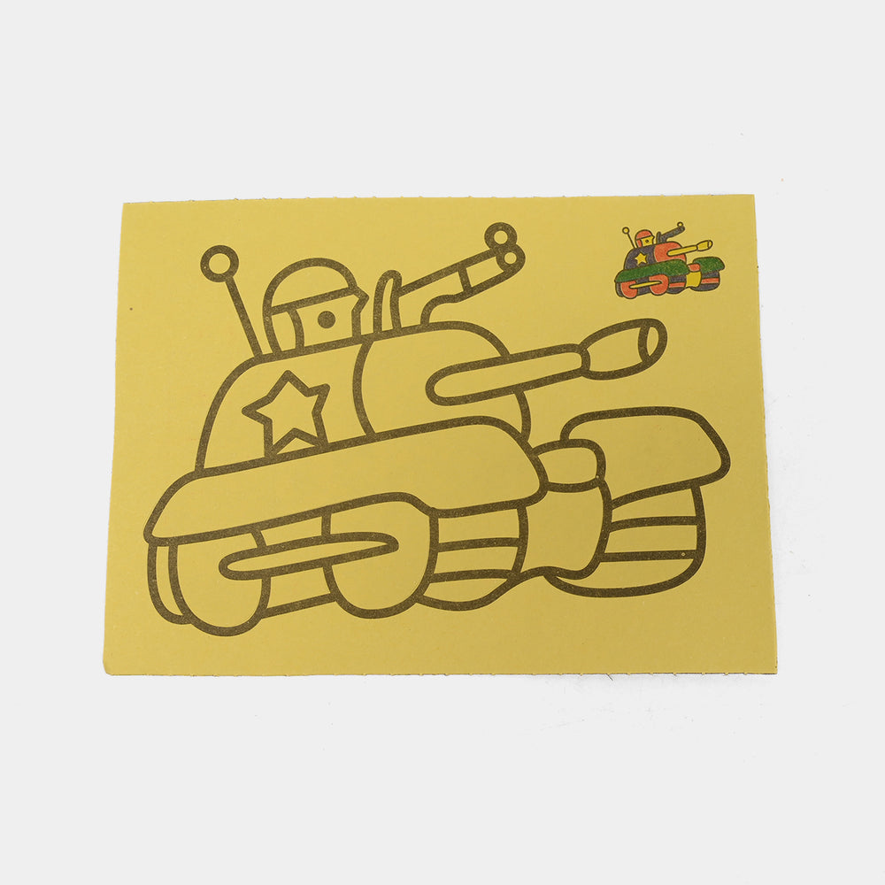 Sand and Art Coloring Painting Set