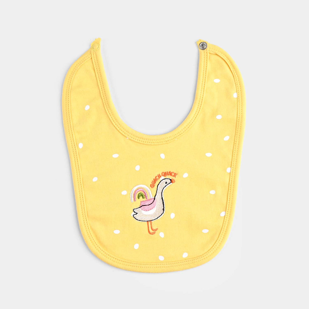 Infant Baby Cotton Interlock Bib