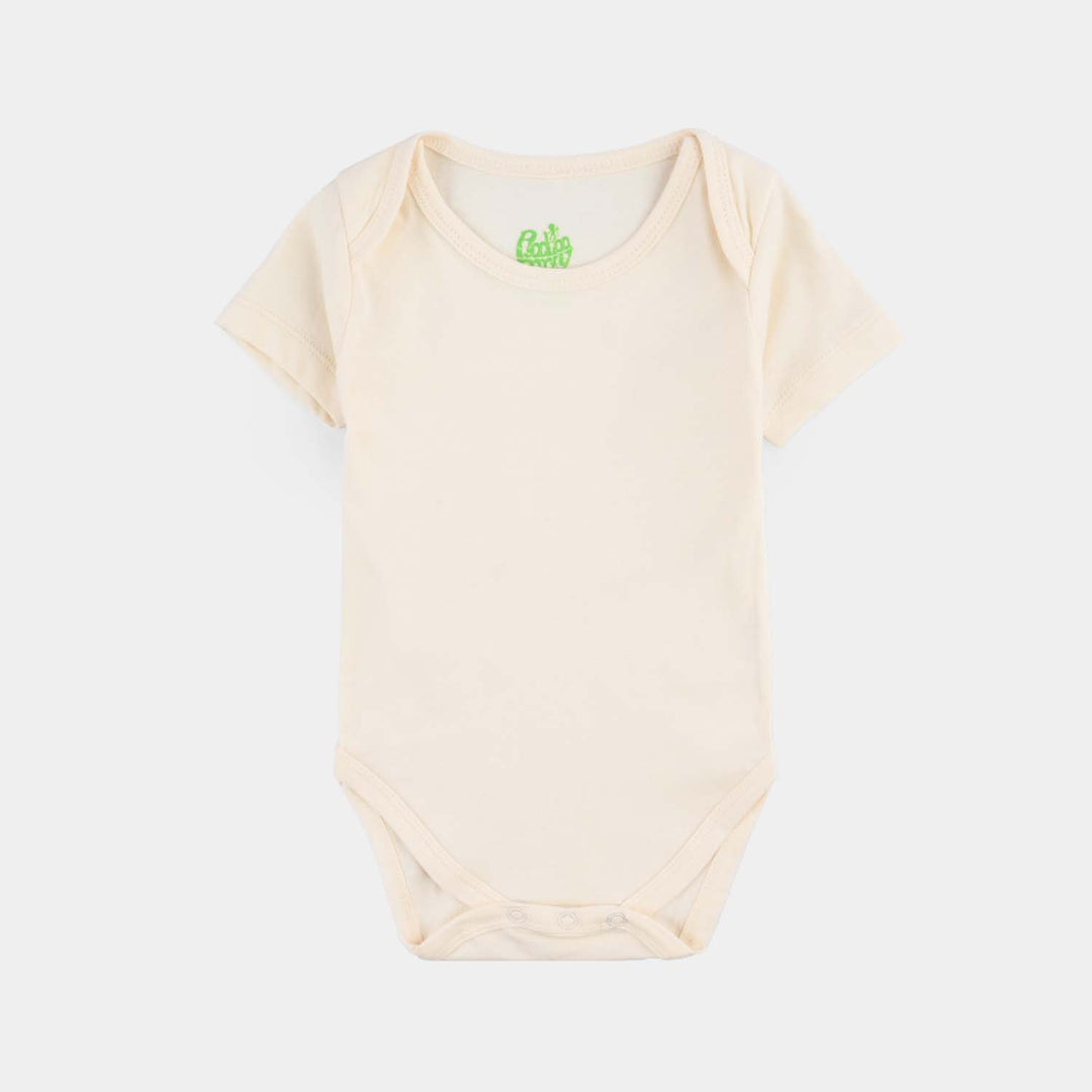 Pack Of 3 Infant Boys Cotton Jersey Basic Romper Set