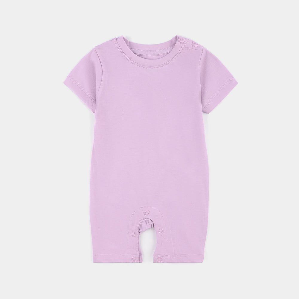 Infant Girls Cotton Jersey ROMPER - 3 Pcs Set
