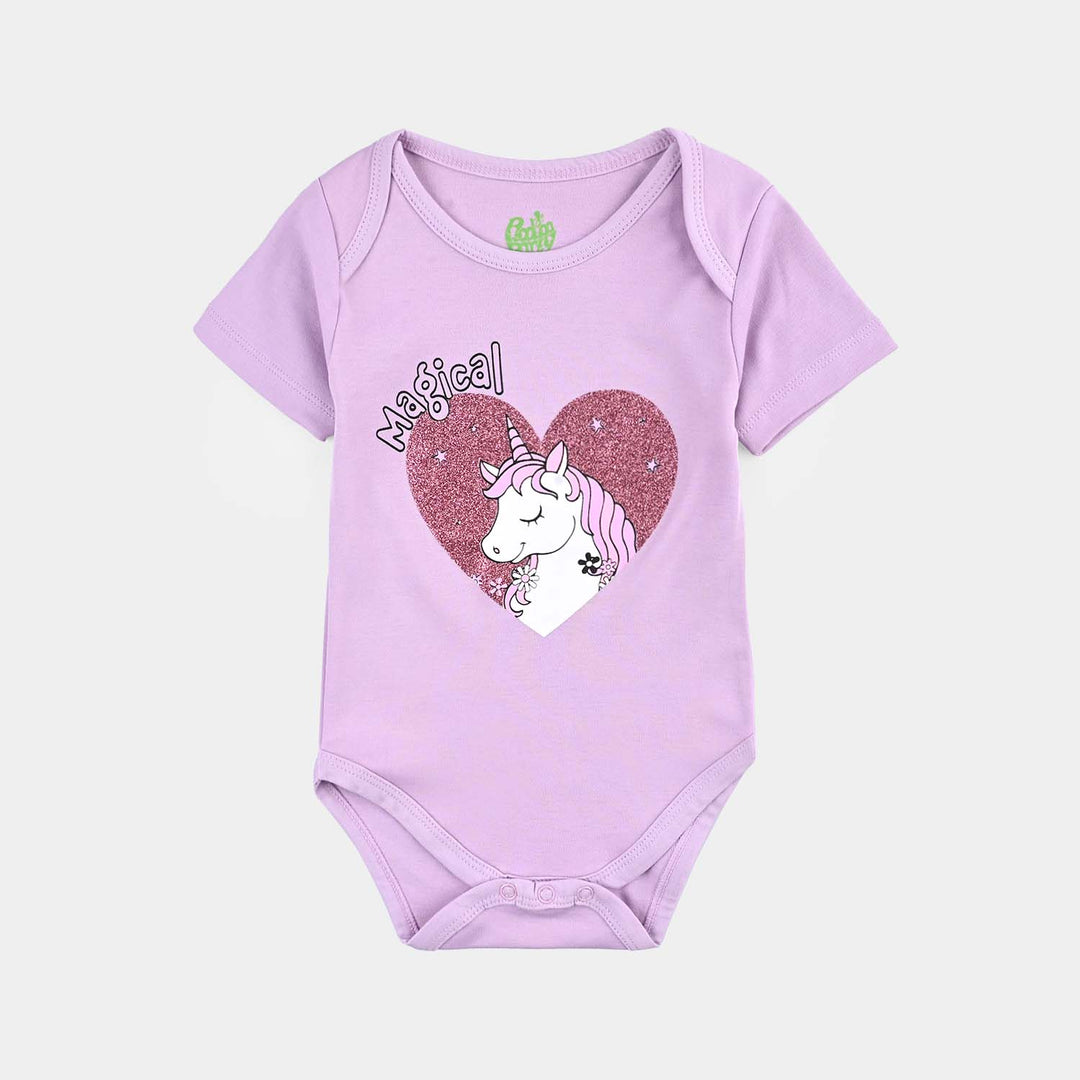 Infant Girls Cotton Interlock MAGICAL ROMPER