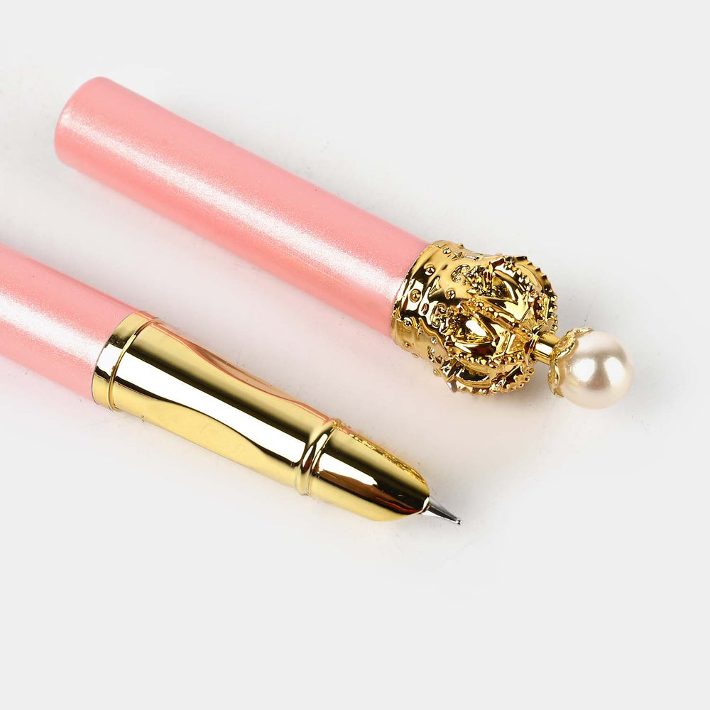 Fancy Fountain Ink Pen with Plastic Case