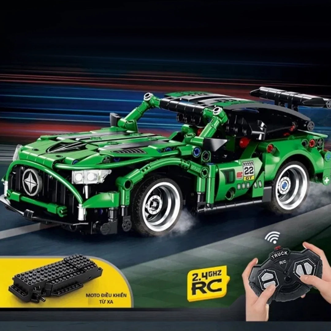 Racing Off-Road Remote Control Car Building Block Set