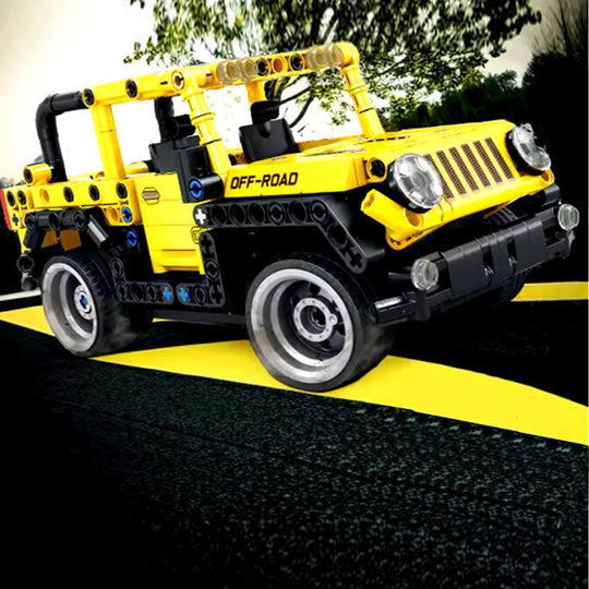 Racing Off-Road Remote Control Car Building Block Set