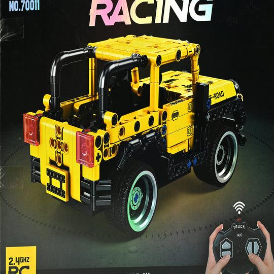 Racing Off-Road Remote Control Car Building Block Set
