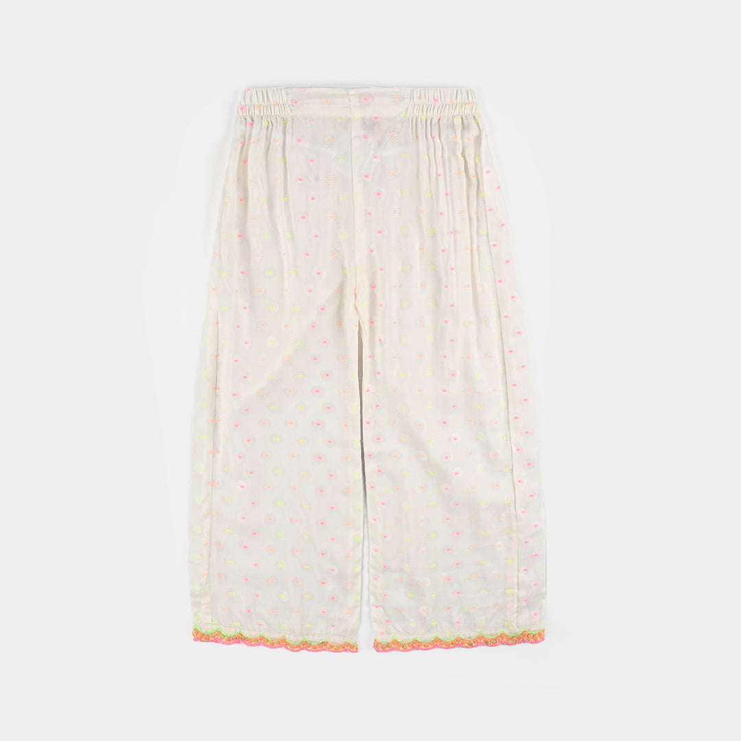 Girls Jacquard 2 Pcs Neon - WHITE
