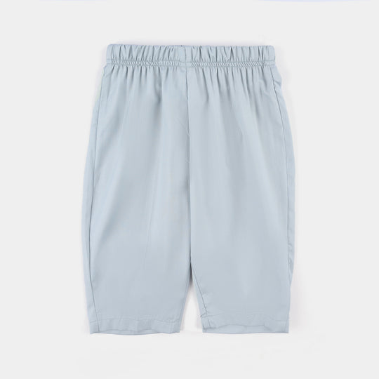 Infant Boys Poly Viscose Kurta Pajama - Sky Blue