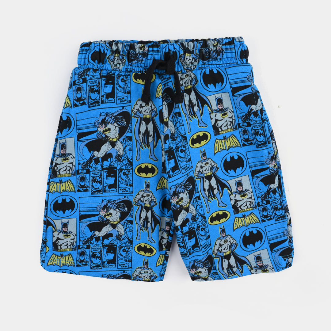 Boys Cotton Terry Short-Blue