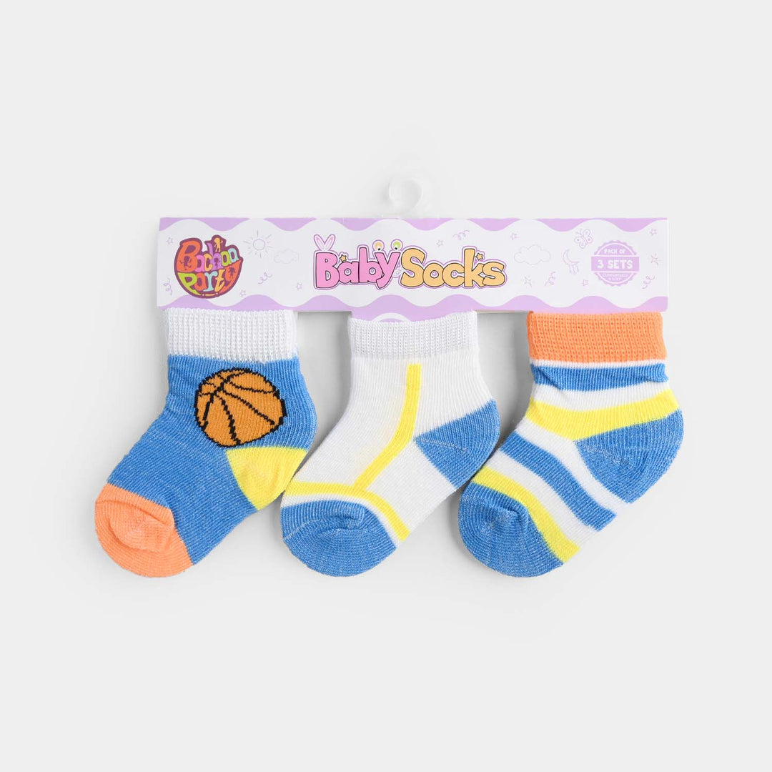 BABY SOCKS PACK OF 3 6-12 |M 37
