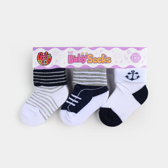 BABY SOCKS PACK OF 3 6-12 |M 51