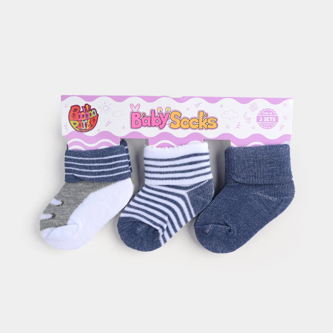 BABY SOCKS PACK OF 3 6-12 |M 55