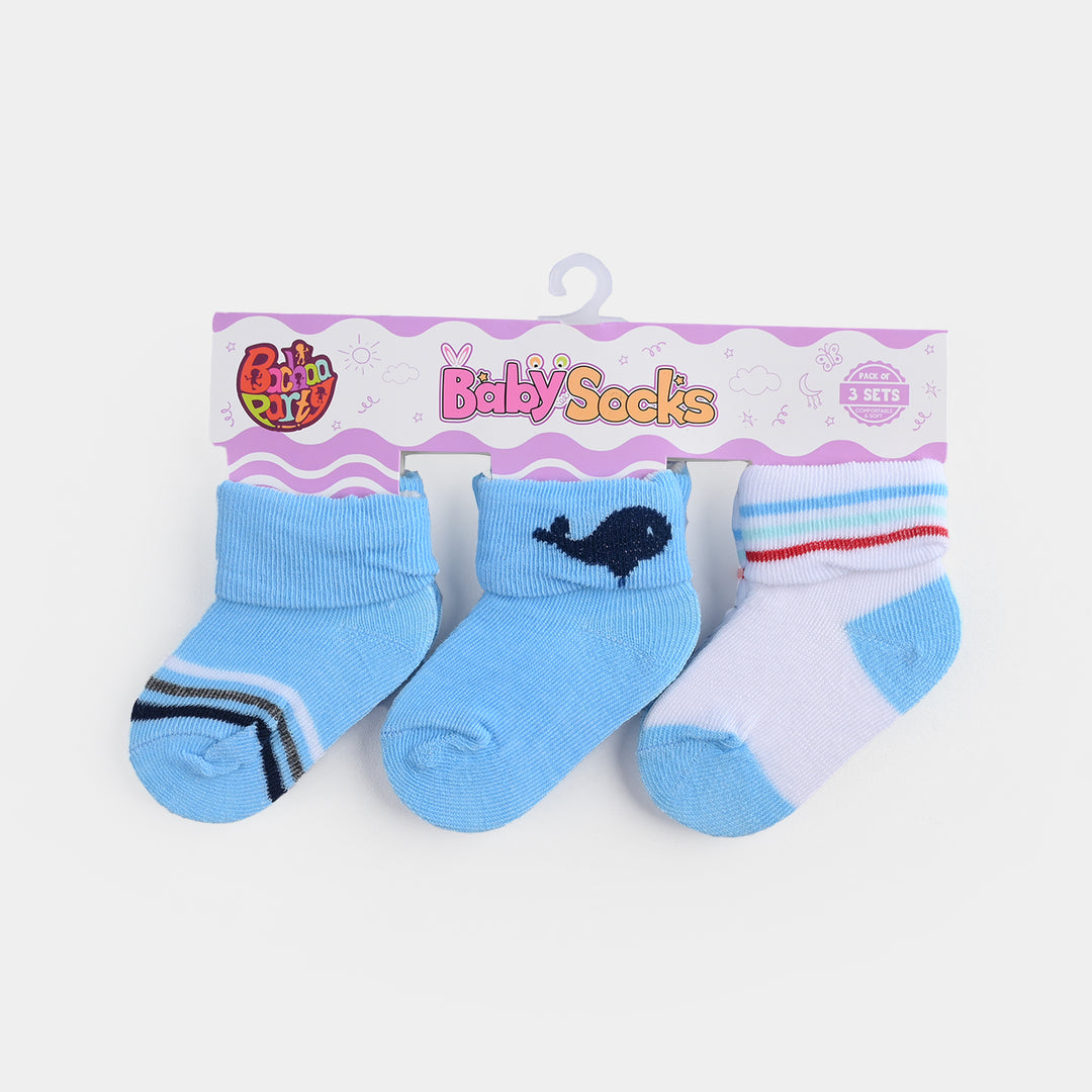 BABY SOCKS PACK OF 3 6-12 |M 56