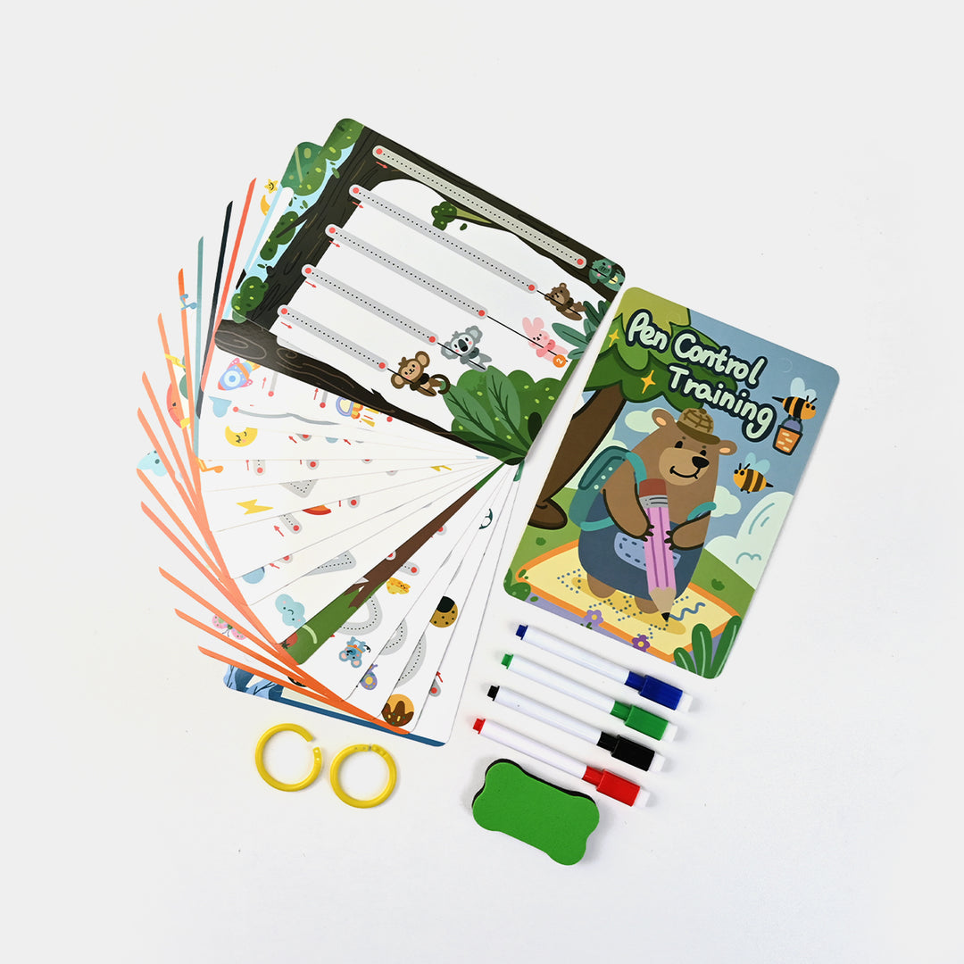 Pen Control Activity Books Educational Learning Toys