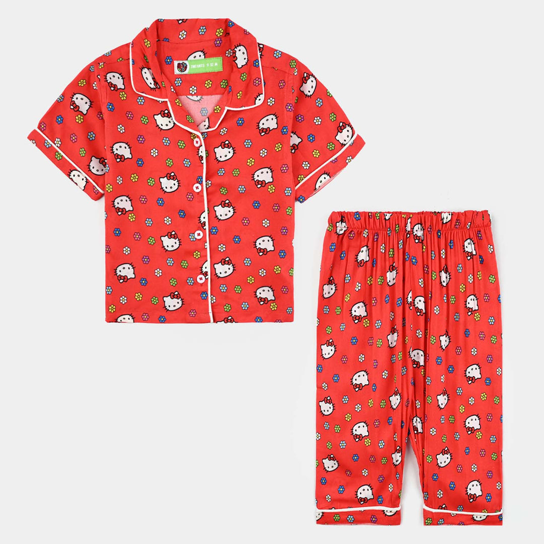 Infant Girls Viscose Nightwear - Red