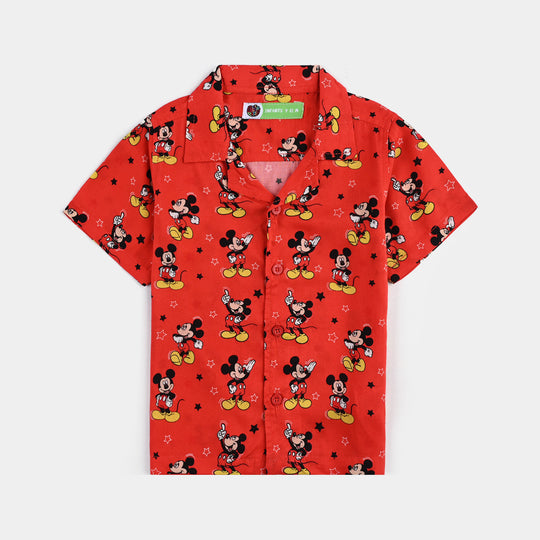 Infant Boys Viscose Nightwear-RED