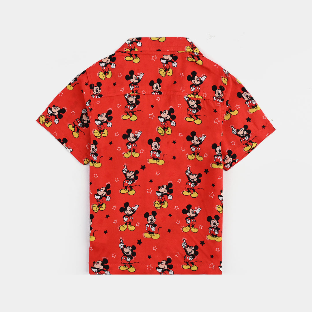 Infant Boys Viscose Nightwear-RED