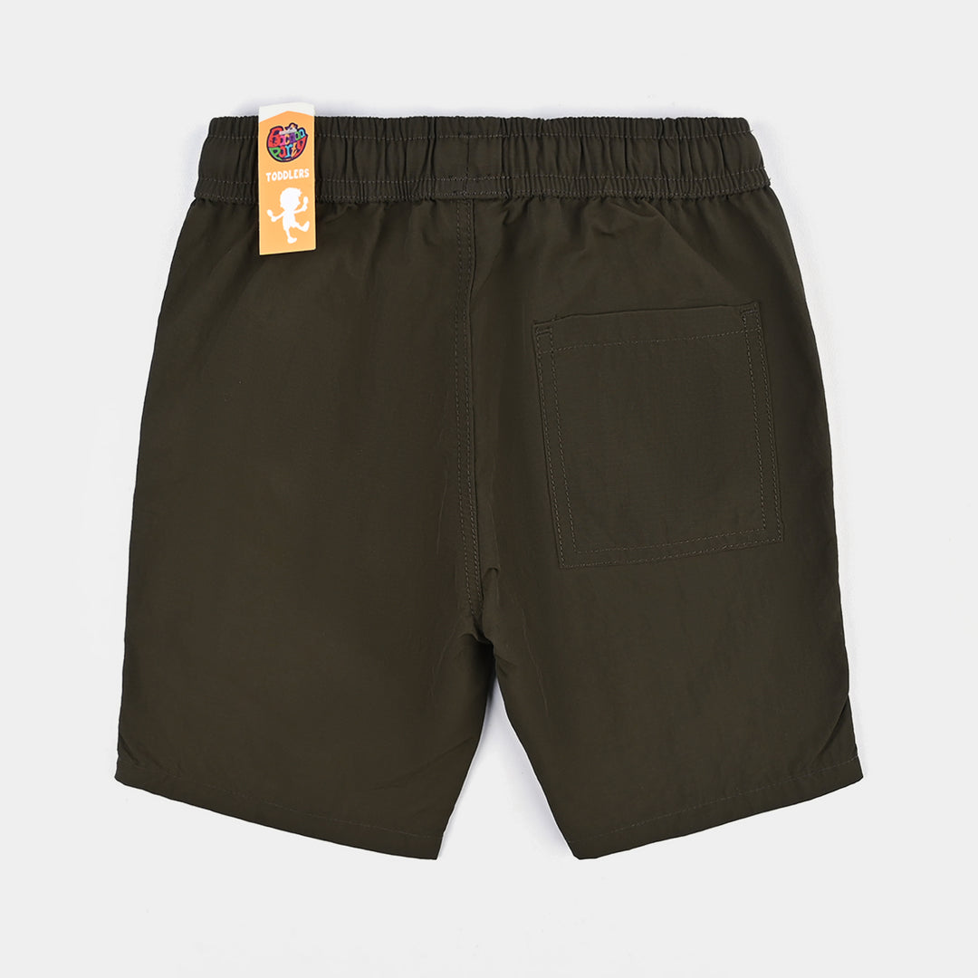 Boys Cotton Twill Shorts (Staple) - Olive
