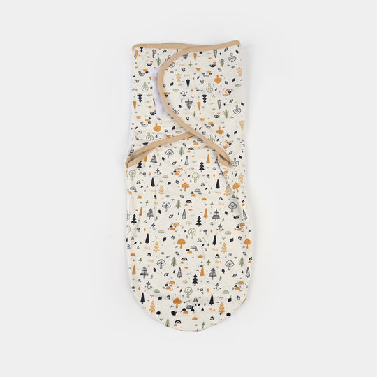 Baby Swaddle with Cap & Mittens Set
