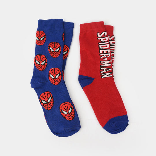 Boys Pack of 2 Socks-Red/Blue