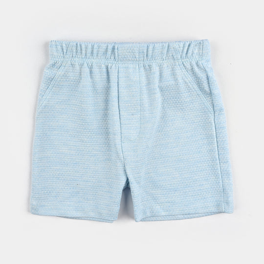 Infant Boys Jacquard 2-Piece Suit (Popcorn) - Sai Blue