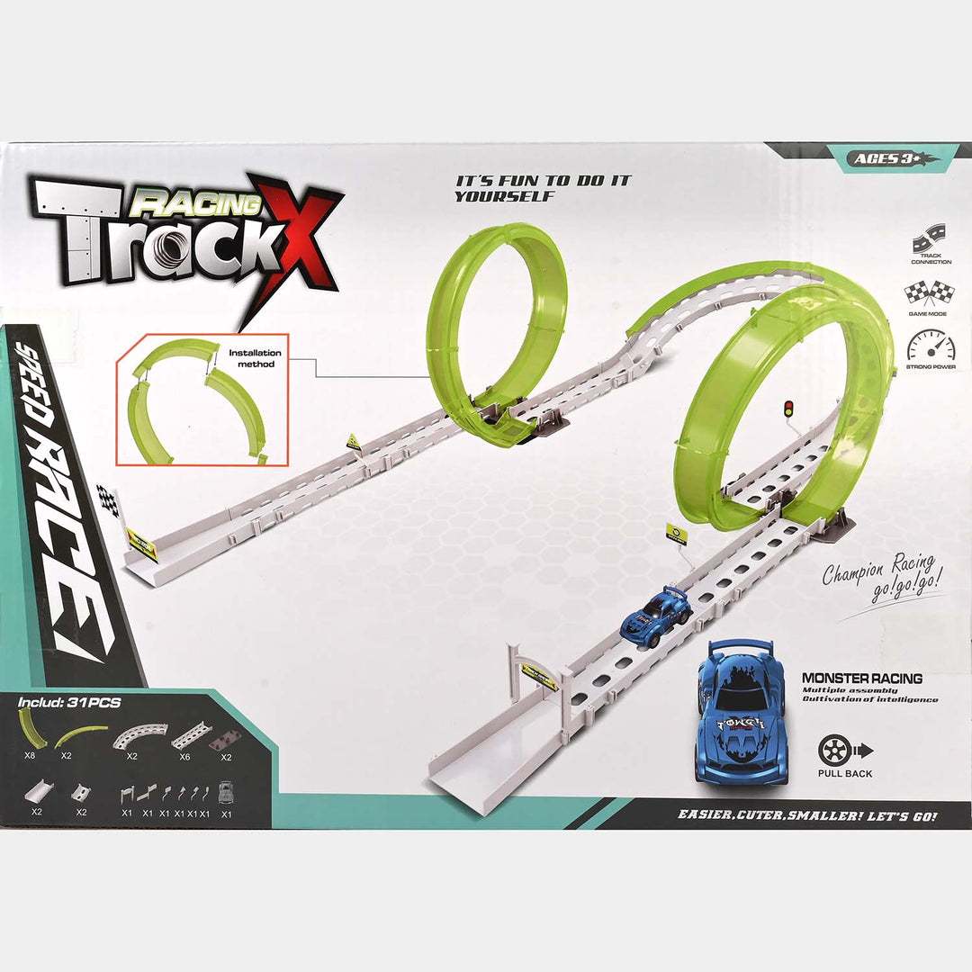 Racing Track with Car– Ready, Set, Race!