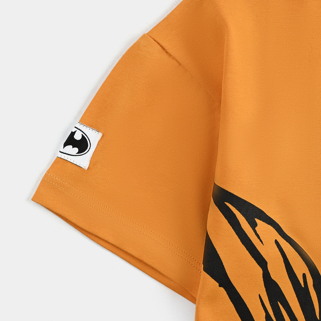 Boys Lycra Jersey T-Shirt H/S-GOLDEN