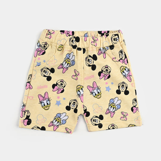 Girls Lycra Jersey Short-Lemon
