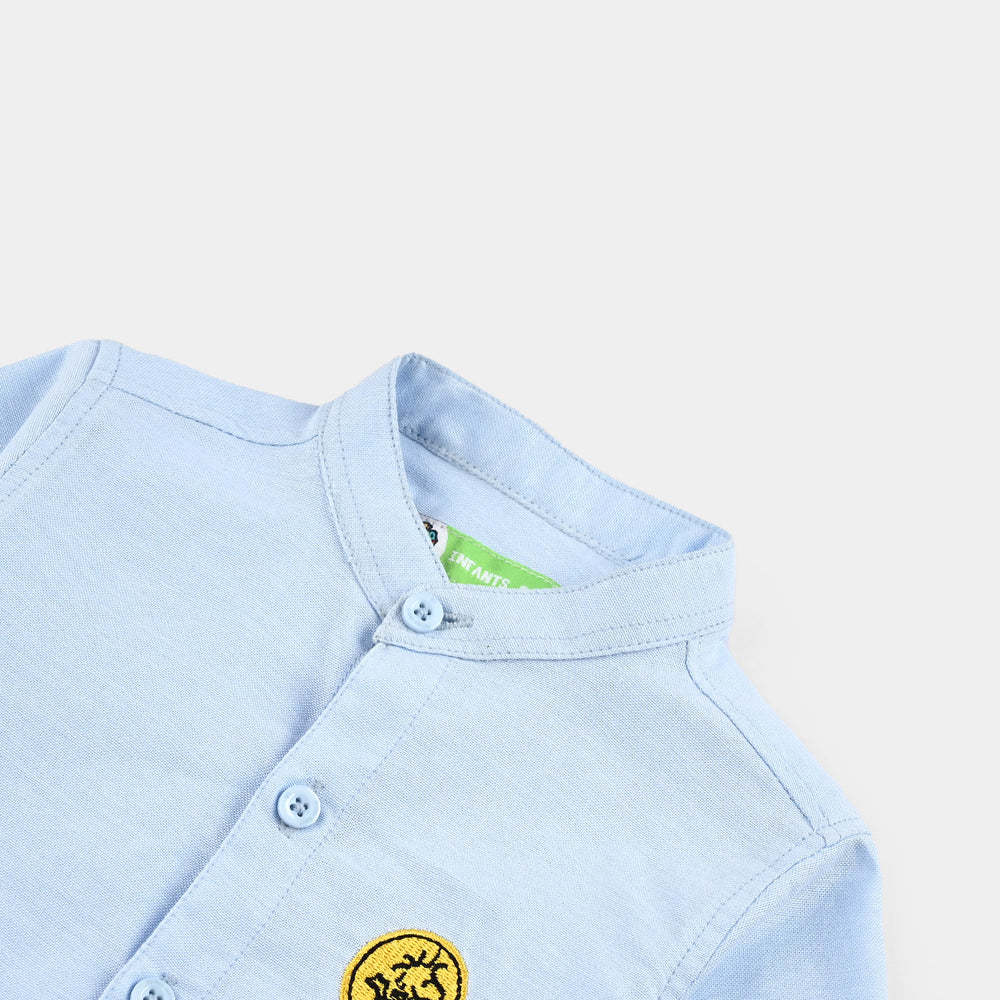Infants Boys Oxford Shirt - Light Blue