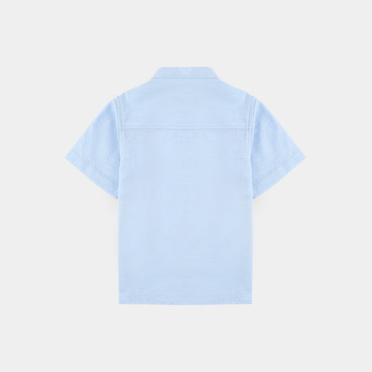Infants Boys Oxford Shirt - Light Blue