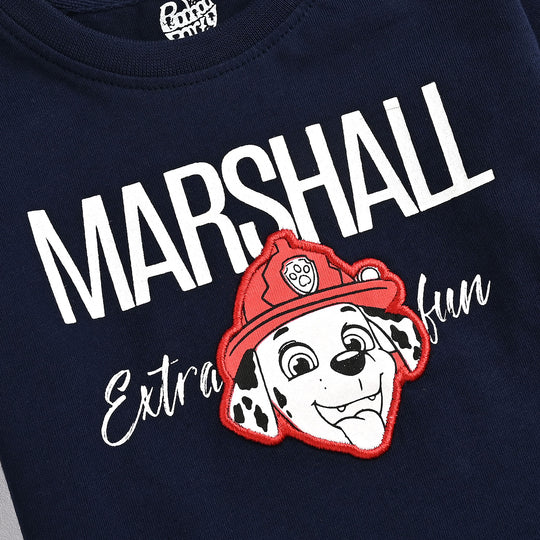 Infant Boys Cotton Jersey T-Shirt Marshall-NAVY
